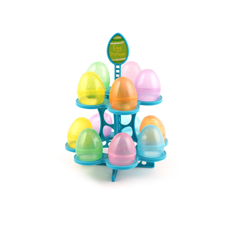 Brinquedo de ovos de Páscoa de Glitter de Plástico